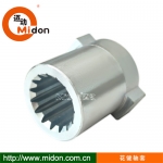 花鍵軸套 軸承套 非標軸承定制 花鍵軸高頻淬火內外花鍵軸套 精密車削大模數花鍵軸